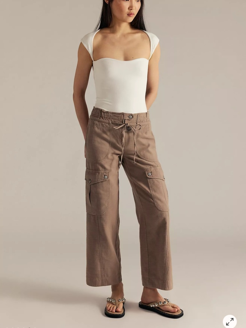 We the Free People Park Ave
Pants Dusted Cocoa